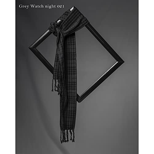 Plaid Scarf for Men and Women- 90inch, Handmade, Acrylic Wool Winter Scarf/Wedding Slash in Various Tartans4