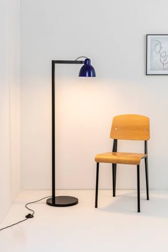 Lámpara pie de salón Faro Barcelona VENICE azul cobalto 2