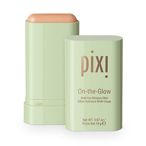 Pixi Beauty On-the-Glow | Bezbarwny, stały sztyft nawilżający | Wielofunkcyjny krem ​​nawilżający | Idealny w podróży, zapewnia nawilżenie w każdym miejscu | 0,67 uncji