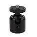 Camera Mount Tripod Head Adapter, 360 Degree Swivel Ball Head, 1/4in Screw, 3/8in Screw Hole, for Tripod, Monopod, for SLR Mirrorless Camera Photography, Aluminum Alloy