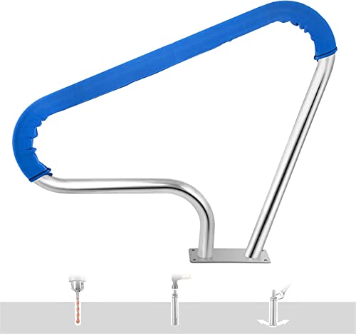 Rambarde de piscine anti-glissade pour sécuriser l'accès enterré support 118 kg
