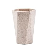 JINGYAN Porte brosses à Dents Mouthwash Cup Environmentally Friendly Plastic Material Water Cup Toothbrush Holder Wash Cup Bathroom Set(Natural)