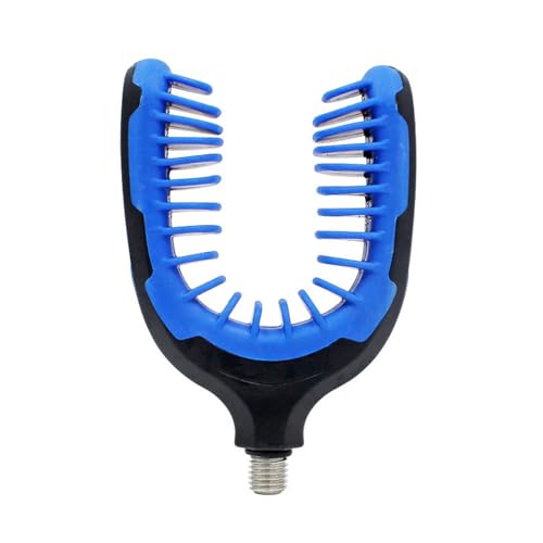 POFET 2PCS U Rest Butt Pod Rod Rest Carp Fishing Rod Holder Rest Head for All Types of Fishing Rod(Blue) - Image 2