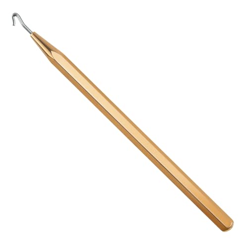 Dr.Fish Fly Tying Dubbing Twister, Brass, Hexagon Handle, Fly Fishing Tool