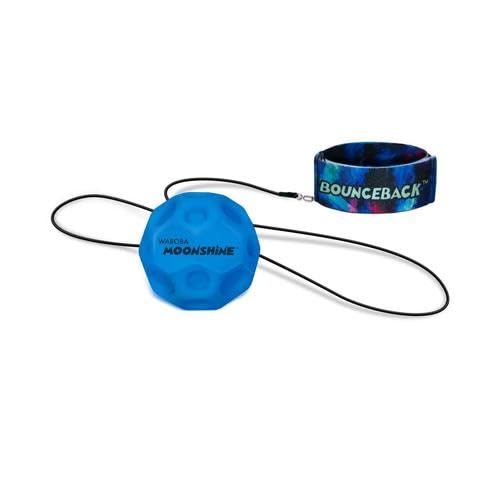 Waboba Bounceback Moonshine Assorted Colors Hyper Bouncy Balls that Light Up on Bounce Fun Toys for Kids Teenagers Adults Boys and Girls - Colors May Vary