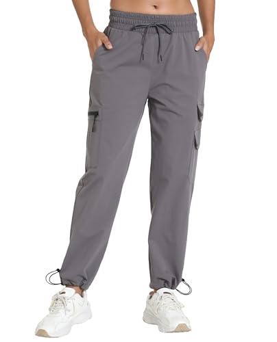 Quick Dry Women's Cargo Pants with Pockets Lightweight Hiking Joggers for Workout Athletic Casual Outdoor Camping4