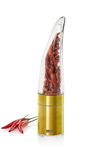 AdHoc MP203 Chilimühle Pepe | messerscharfer Chilischneider mit original SchneidWerk und Aromaschutz | exklusives Modell 2023 Kräuter- und Gewürzschneider