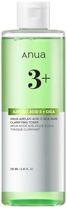 （03:30時点） ANUA(アヌア)アゼライン酸3 CICAスキンクリアトナー250ml 化粧水 油水分バランス 皮脂 角質 毛穴ケア azelaic toner ゆらぎ肌 混合肌 オイリー肌 スキンケア【公式・正規品】