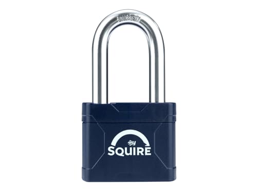 Squire Stronglock™ Plus 50/1.5 Laminated Padlock 50mm Long Shackle – Heavy-Duty Security Lock with Hardened Steel Shackle – Weather-Resistant – Ideal for Chains, Gates, Sheds & Lockers