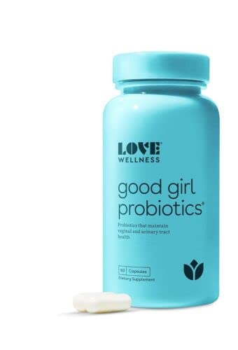 Love Wellness Good Girl Vaginal Probiotics, Women's Probiotics - 60 Capsules