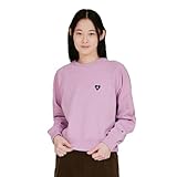 スウェット 長袖 丸首 裏毛 Relax Fit ビッグロゴ ロングスリーブラグランスウェットシャツ CW-C002-110-L