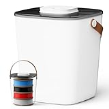 Caydo Filament Storage Vacuum Box with Smart Pressure Control, One-Button Operation, Rechargeable 3D Filament Storage Container with 4 Spools Capacity for PLA/PETG/TPU/ABS/PA/PVA, 1-Pack