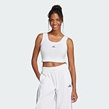 adidas Donna Essentials Small Logo Cotton Lifestyle Tank, M