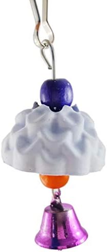 Pet Hamster Chinchilla Parrot Bird Rabbit Teeth Grinding Stone Chew Bell Toy RandomDurability - 1