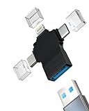【Compatibilité universelle】Convient pour les appareils iPhone (15/14/13/12/11/X/8/7 Pro Max), pour iPad et compatible pour Samsung, entre autres, avec support pour la plupart des appareils Lightning USB-C et Micro USB.