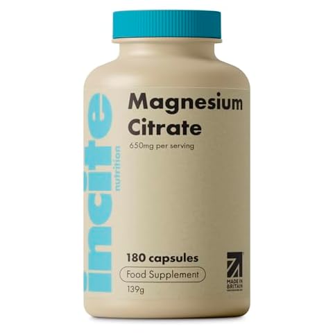 Magnesium Citrate 650mg Vegan Capsules Cover