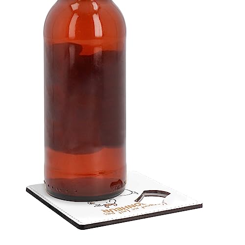 Sous-verre décapsuleur chèvre protège table et ouvre bouteille x6