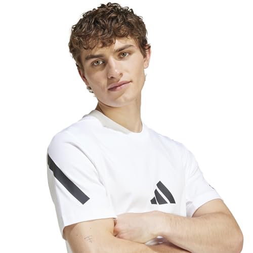 Adidas Men's Z.N.E. T-Shirt, White, Large by adidas - Used condition - Image 5