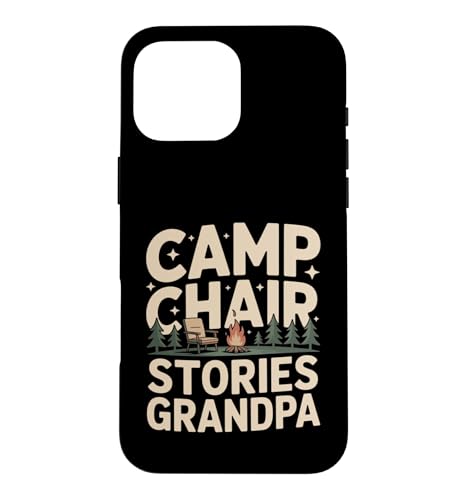 Camp Chair Stories Grandpa �L�����v �L�����v�t�@�C���[ �X�}�z�P�[�X iPhone 16 Pro Max �p