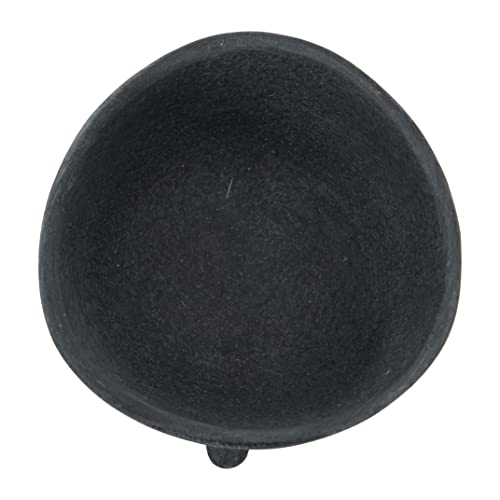 Image of Creative Co-Op Boho Terracotta Footed Planter, Matte Black