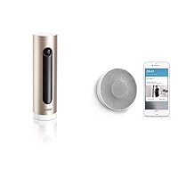 Smart Indoor Security Camera - Netatmo Welcome, Aluminum/Gold (NSC01-P)