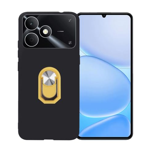 CongJiaLingXi�P�[�X�K�p ��Realme Note 80 (6.74") �����O�T�|�[�g�A�_�炩���V���R�[���V�F���̏_��ȃo���p�[�h�Ռ�TPU�ی�J�o�[�������,�C�G���[