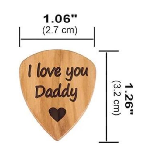Custom Wooden Guitar Picks Box,Personalized Guitar Pick Holder Storage,Wood Guitar Plectrum Organizer Case,Music Gift for Guitarist Musician (9.5x7x2cm)