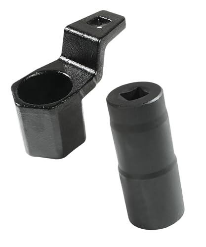 UNLRAE Crankshaft Pulley Removal Tool,Car Accessories,19 mm Harmonic Balancer Socket and 50mm Crankshaft Crank Pulley Wrench Holder,Automotive Tool,Use to Install or Remove Engine Crank Bolts