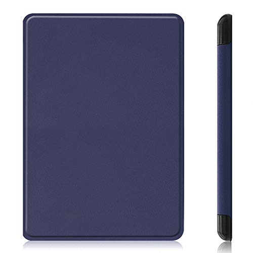 Case para Novo Kindle 10a. geração com iluminação embutida Função Liga/Desliga (Azul Marinho)