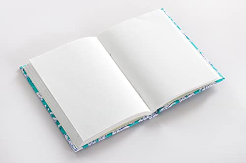 Image of Ravaiyaa - Attitude is everything Hand Block Printed Fabric Journal Handbound Notebook Gifts for Writers Recycled Paper Notebook Diary