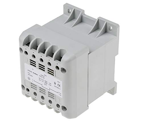 RS PRO DIN-Schienen-Trafo, 63VA, Primär 400V ac/Sekundär 57.5V ac DIN-Hutschiene, 106mm x 90mm x 87mm