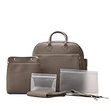 Ayla & Co Full-Size Diaper Bag Backpack, Baby Essentials Cross-Body Changing Bag for Baby Girl/Boy Convertible Straps Portable Tote Bag, Baby Changing Pad, Insulated Pockets & Pouch, Pebble