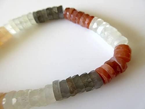 Perles pierre de lune de qualité AAA pour création de bijoux d'exception