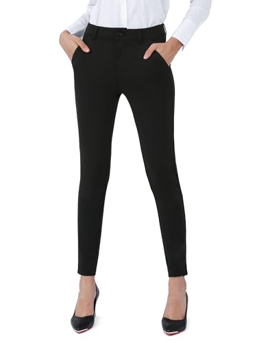 Bamans-Dress-Pants-for-Women-High-Waisted-Skinny-Leg-Pants-Work-Business-Trousers-Formal-Office-Tummy-Control-Slacks 31GLJMwtZ0L