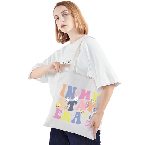 JNIAP Korean Group Stay Tote Bag Korean Group Stay Gifts In My Stay Era Gifts Korean Music Shoulder Bag Stay Merchandise3