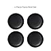 JoyJolt Mesa 40oz Stoneware Serving Bowls, Pasta Bowls Set of 4, Large Salad Pho Soup Bowls for Kitchen, Dishwasher and Microwave Safe Plate Bowls, Aesthetic Kitchen Essentials - Matte Black