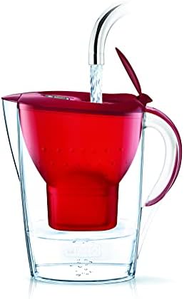 Brita 1024039 Marella Cool Wassfi Filter, Funnel and Jug, red
