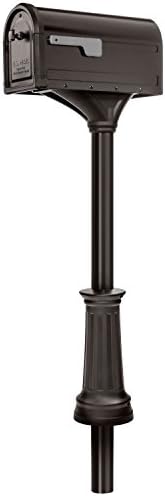 Architectural Mailboxes 7980RZ Roxbury Kit Mailbox, Rubbed Bronze