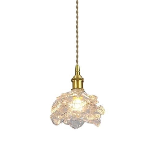 Lustre en verre chic luminaire suspension pour salle à manger et café branché