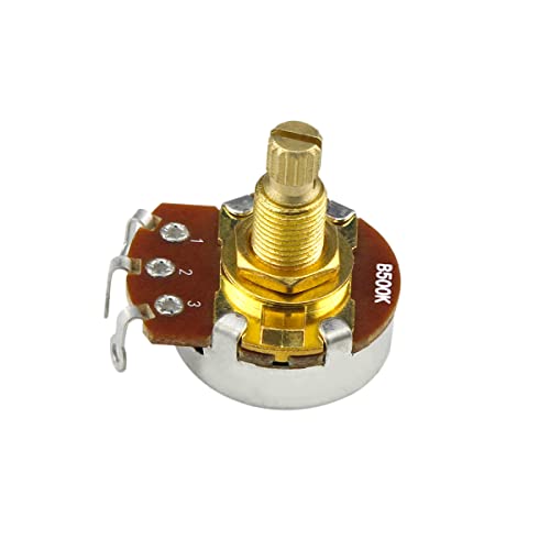 FLEOR 2 pièces contrôle du Volume de tonalité de guitare pleine grandeur B500K potentiomètre conique linéaire L18mm doré… - Les Beatles, Paul McCartney, John Lennon, RIngo Starr, George Harrison FLEOR 2 pièces contrôle du Volume de tonalité de guitare pleine grandeur B500K potentiomètre conique linéaire L18mm doré… – Image 4