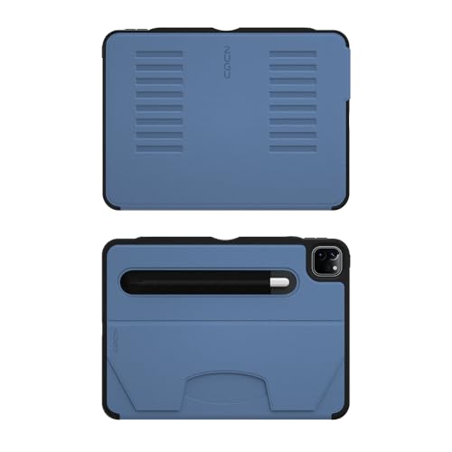 Image of Zugu Case for iPad Pro 11 (M4 /M5) 2024 /2025, Slim Protective Cover with Apple Pencil Holder, Auto Wake /Sleep, Multiple Viewing Angles, iPad Pro 11 Inch Cover, Phone Protector, Slate Blue