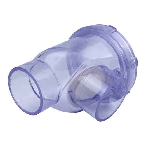 Clapet anti-retour en PVC de 50 mm pour la prévention du refoulement dans les systèmes de drainage, versions horizontales et verticales, valve DWV transparente pour la gestion des eaux usées avec