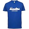 City Silhouettes Chicago - Mens T-Shirt - Royal Blue - Small #2