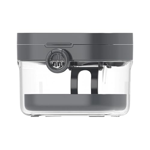 Carcasa para remojo genérica | Copa de baño para Dientes – con Espejo, protección para Dientes, Set de Limpieza para Viajes, Cuarto de baño, Aparato, Gris, Se référer au descriptif, Consulte la
