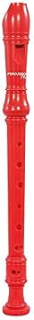 Percussion Plus PP1612 Colourful Soprano Descant Recorder - Red