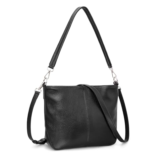 Befen Leather Crossbody Bag for Women with Removable Straps
