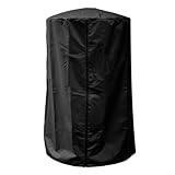 Volakebeing Funda para calentador de patio de tela Oxford, protección de muebles de exterior con cable ajustable para calentadores de gas