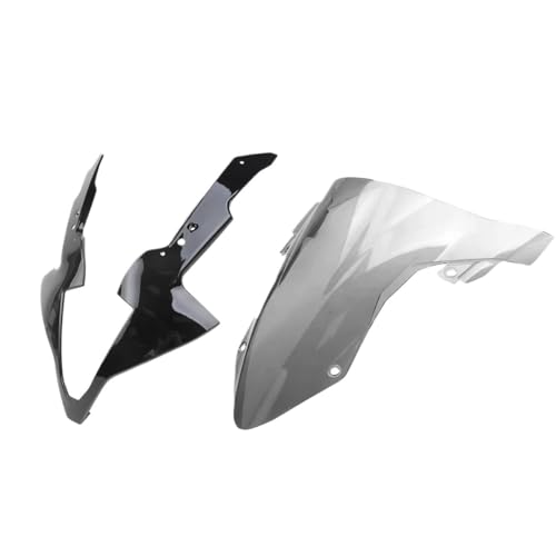 Pare-brise monobloc 450SR et pare-vent avant avec ses accessoires aérodynamiques
