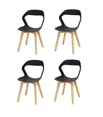MUNDO IN MUEBLES Moura - Set de 4 Sillas para Comedor,...