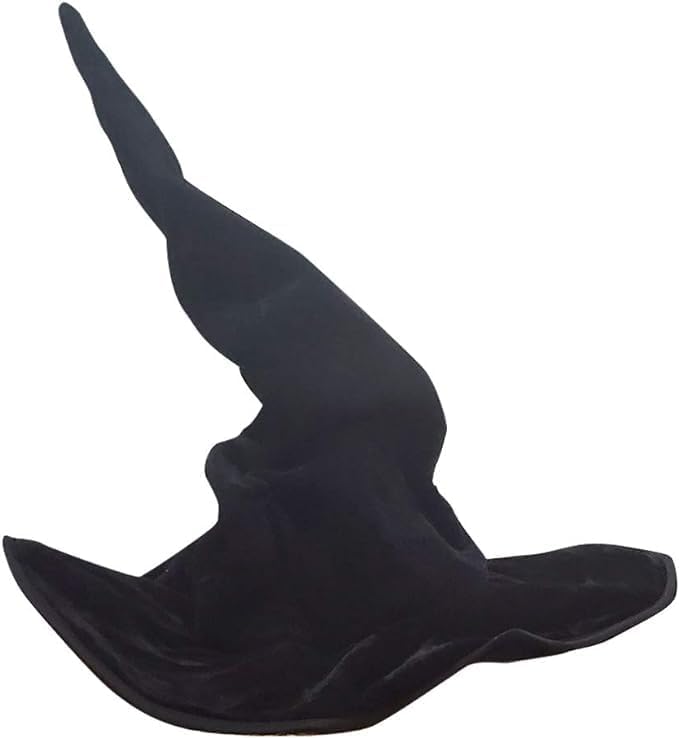 Large Black Wicked Witch Hat for Women,Halloween Witch Cap Cosplay Costume Accessory for Party Favor - Image 7